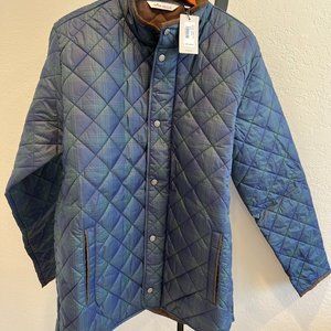 *New with Tags* Unused Peter Millar Men's Suffolk Quilted Travel Coat